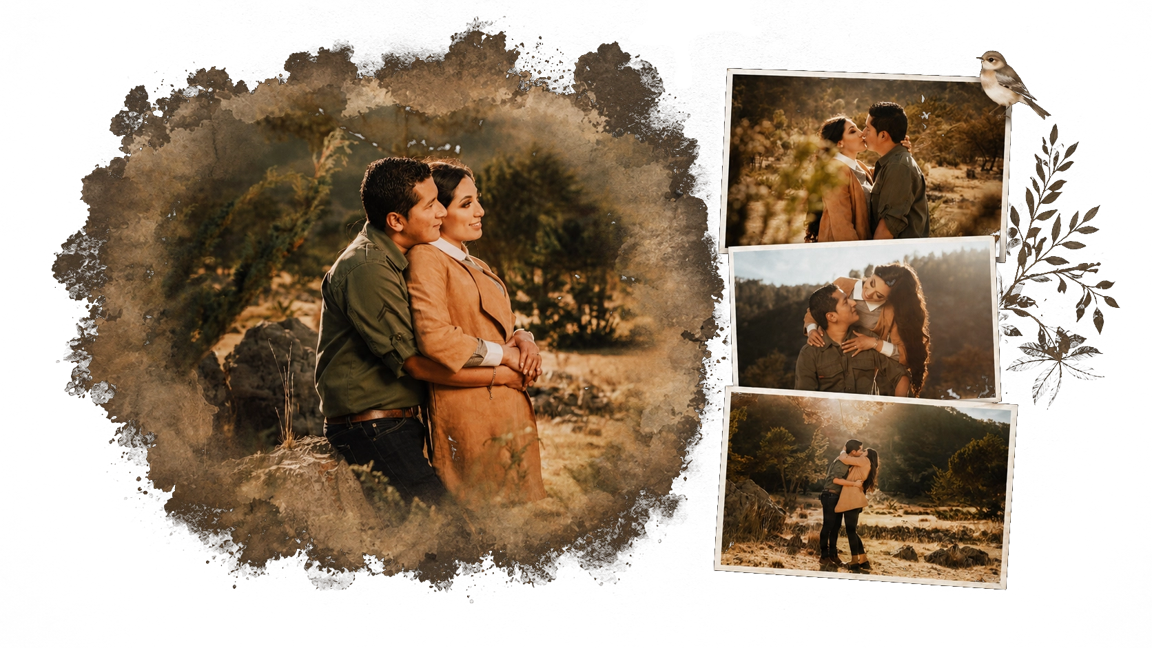 Collage de Mateo y Valentina
